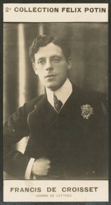 Francis De Croisset, Harflerin Adamı by European Photographer