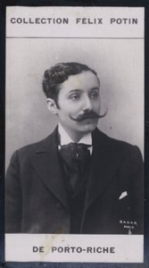Georges de Porto-Riche (1849) (s / b fotoğraf) by European Photographer