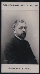 Gustave Eiffel (1832) (s/b fotoğraf) by European Photographer