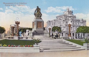 Havana, Küba: Luz Caballero Heykeli (fotoğraf) by European Photographer