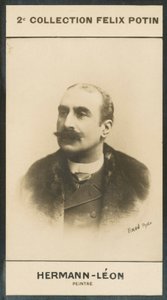 Hermann-Leon, Peintre (s/b fotoğraf) by European Photographer