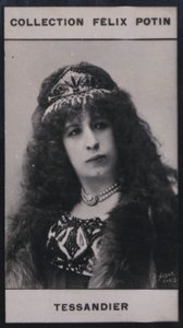 Madam Aimee Tessandier (1851) (s/b fotoğraf) by European Photographer