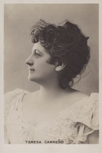 Teresa Carreno, Venezuelalı piyanist, şarkıcı, besteci ve orkestra şefi by European Photographer