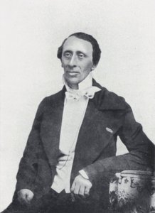 Şair Hans Christian Andersen (s/b fotoğraf) by European Photographer