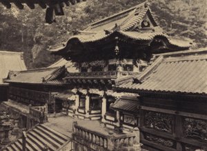 Toshogu, Nikko, Yomeimon (s / b sıcak) by European Photographer