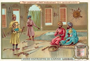 Bir silah ustası (chromolitho) by European School