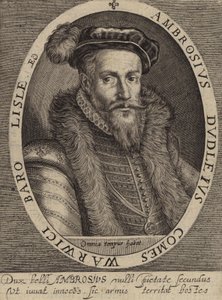 Ambrose Dudley, 3. Warwick Kontu (gravür) by European School