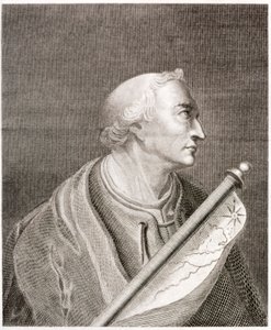 Amerigo Vespucci, İtalyan denizci ve kaşif (gravür) by European School