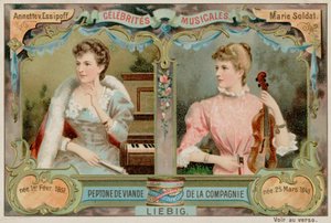 Annette von Essipoff ve Marie Soldat by European School