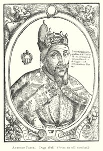 Antonio Priuli, Doge 1618 (gravür) by European School
