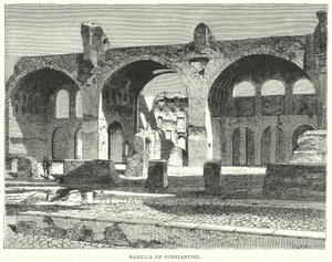 Konstantin Bazilikası (gravür) by European School