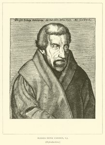Kutsanmış Peter Canisius, SJ (gravür) by European School