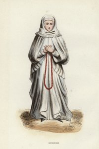 Burjuva (renkli gravür) by European School