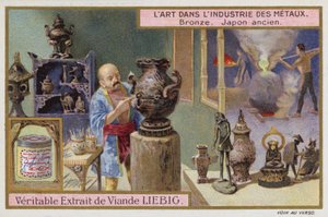 Bronz, antik Japonya (chromolitho) by European School
