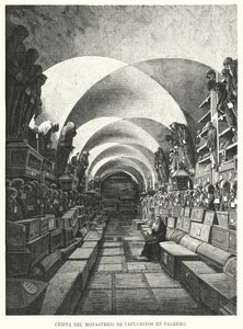 Capuchin Manastırı Yeraltı Mezarları, Palermo, Sicilya, İtalya (lito) by European School