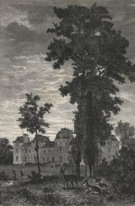 Chateau De MM Pereire A Armainvilliers (gravür) by European School