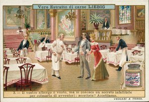 Boş bir otelin talihini döndürmeyi vaat eden şef (chromolitho) by European School