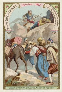 Girit dağlarına sığınan Hristiyanlar, Yunan-Türk Savaşı, Şubat 1897