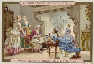 Noel Gecesi, Hollanda, 17. Yüzyıl by European School