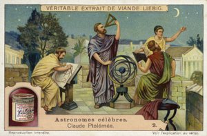 Claudius Ptolemy, Greko-Romen astronom, matematikçi ve coğrafyacı by European School