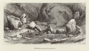 Cordevole gorge ve köprü by European School