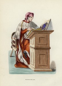 Hukuk Doktoru (renkli gravür) by European School