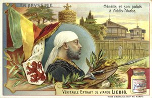 Etiyopya İmparatoru II. Menelik ve Addis Ababa