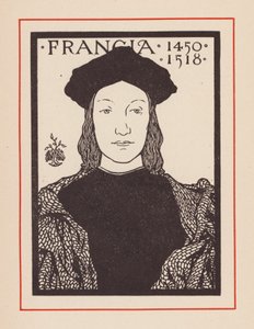 Francesco Francia, İtalyan sanatçı (lito) by European School