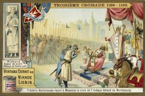 Frederick Barbarossa, Haçı Würzburg Piskoposu