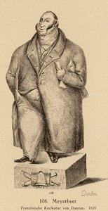 Giacomo Meyerbeer, Alman Yahudi besteci (lito) by European School