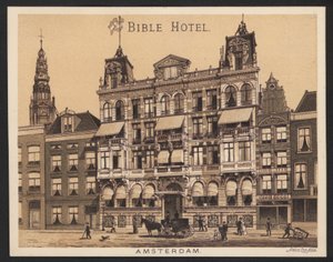 Otel Ticaret Kartı (renkli gravür) by European School