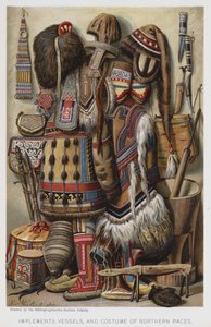 Kuzey Irklarının Aletleri, Gemileri ve Kostümleri (chromolitho) by European School