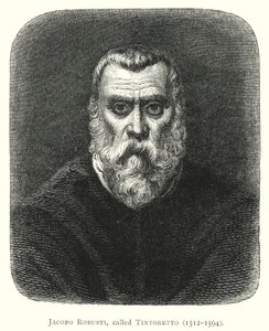 Tintoretto olarak adlandırılan Jacopo Robusti by European School