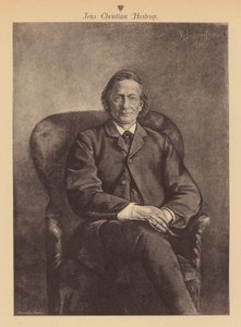 Jens Christian Hostrup, Danimarkalı şair ve dram yazarı (gravür) by European School