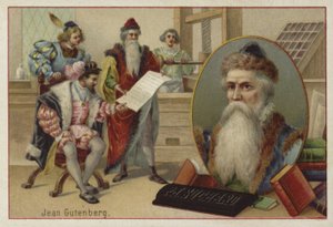 Johannes Gutenberg, Alman, oymacı, mucit ve yazıcı by European School