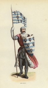John Sitsylt (renkli gravür) by European School
