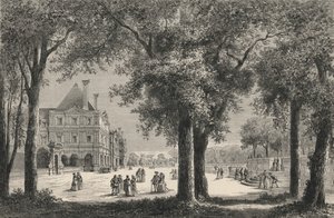 Le Lüksemburg Au Temps De Marie De Medicis (gravür) by European School