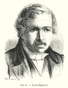 Louis Daguerre (gravür) by European School
