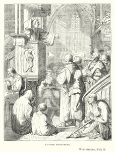 Luther vaaz, Wittemberg, 18 Temmuz by European School