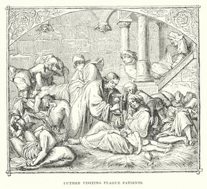 Luther veba hastalarını ziyaret ediyor by European School