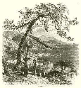 Menton (gravür) by European School