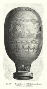 Montgolfiere, Abbe Miollan et Janinet tarafından Temmuz 1785