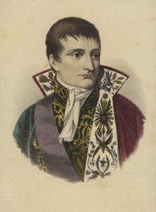 Napolyon Bonapart (renkli gravür) by European School