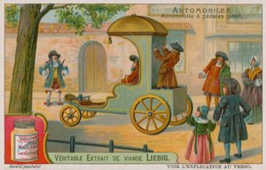 Pedallı araba, 1690 by European School
