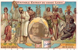 Afrika Halkları (chromolitho) by European School