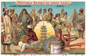 Asya Halkları (chromolitho) by European School