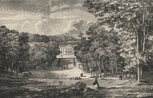 Saint-Cloud (gravür) by European School