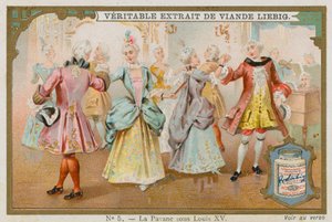 Kral Louis XV Altında Pavane by European School