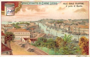 Manila limanı (chromolitho) by European School