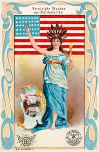 Amerika Birleşik Devletleri (chromolitho) by European School